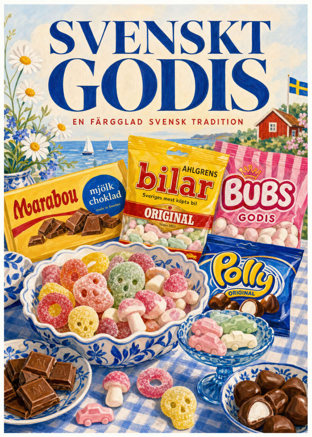 SVENSKT GODIS Canvas