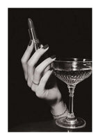 Lipstick & Champagne Poster