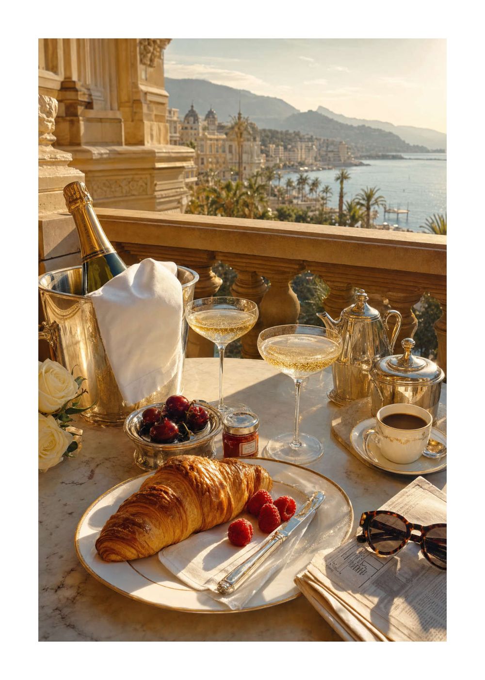Golden Breakfast Poster