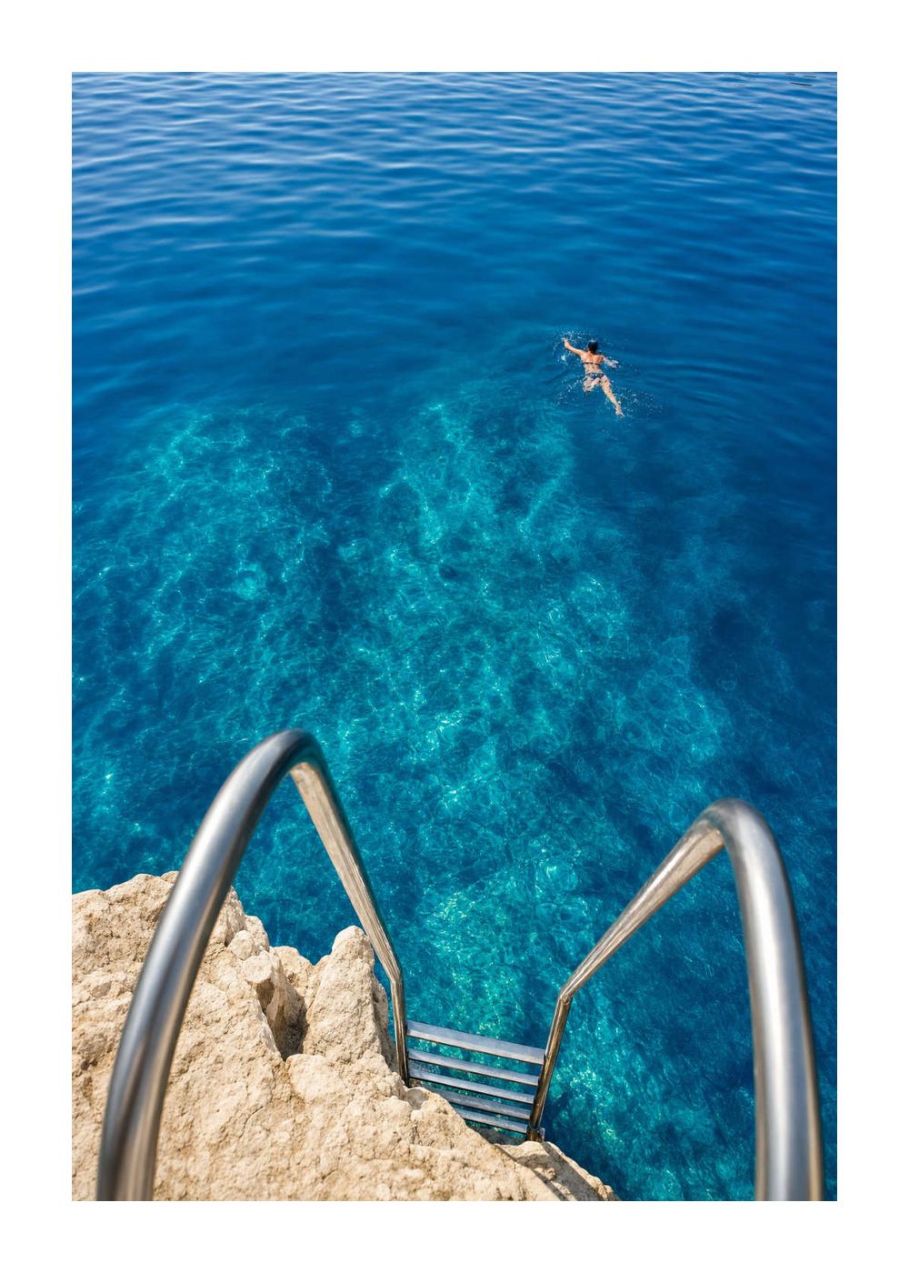 Blue Swim Poster