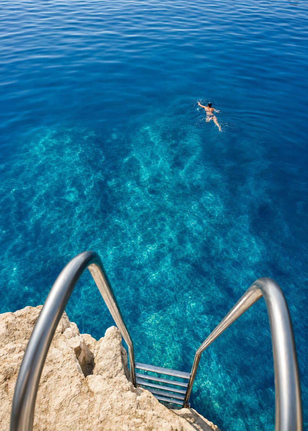 Blue Swim Poster