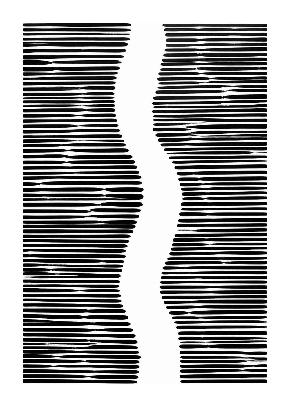 Divided Lines Poster
