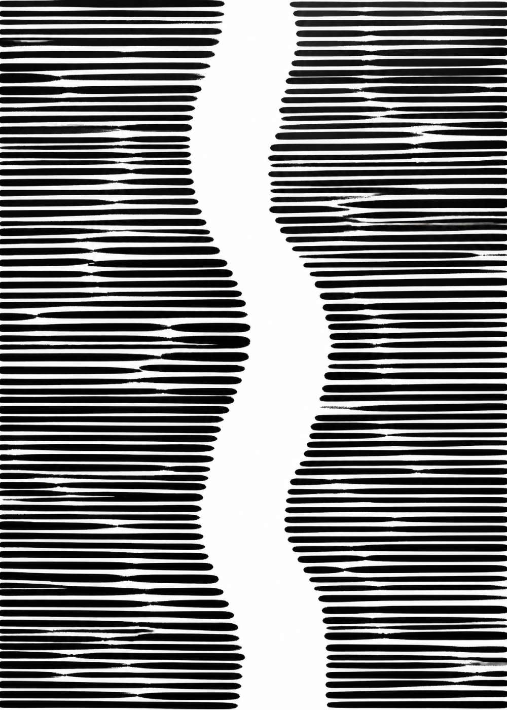 Divided Lines Poster