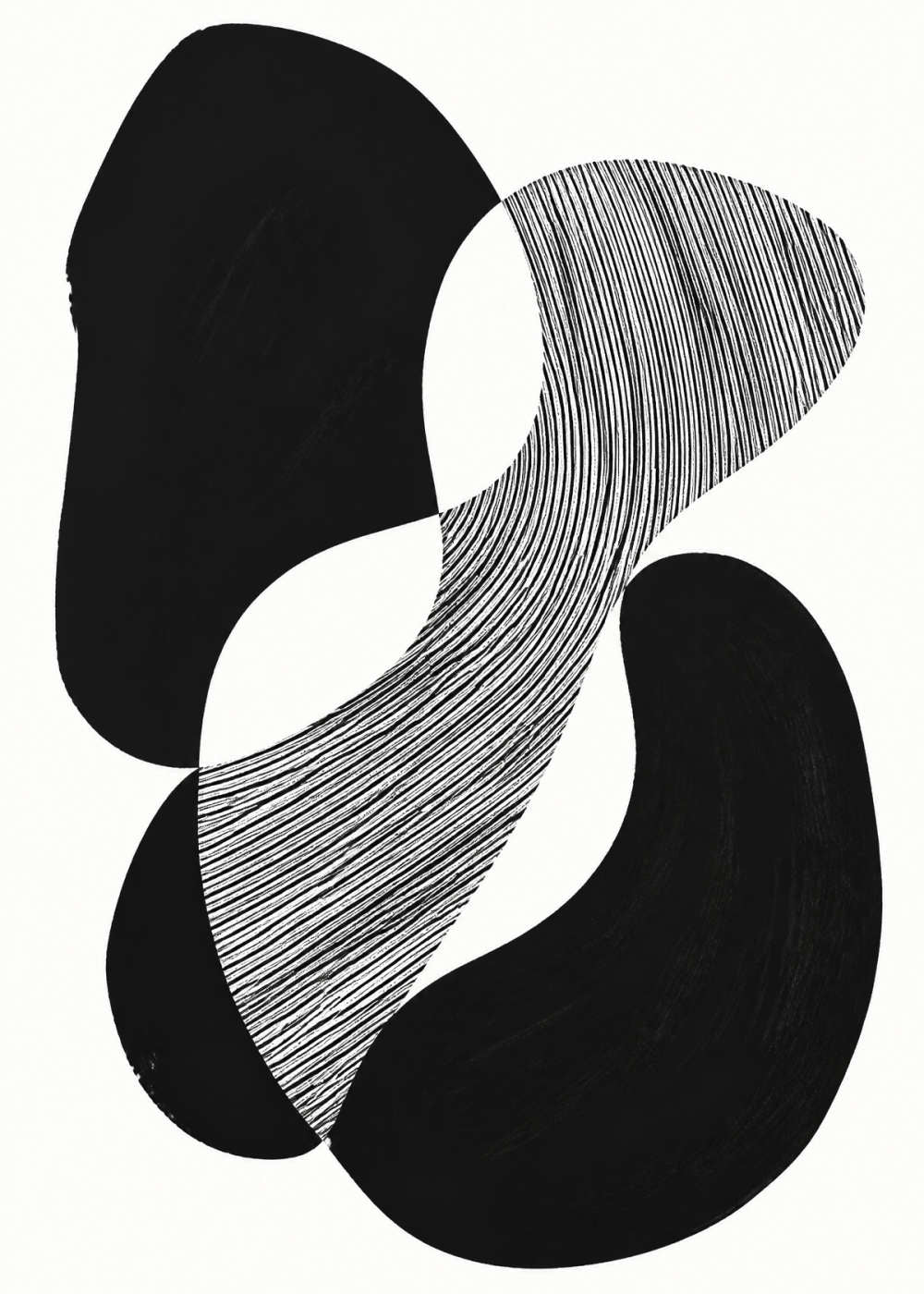 Intersecting Forms Poster