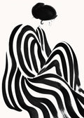 Striped Figure Canvas