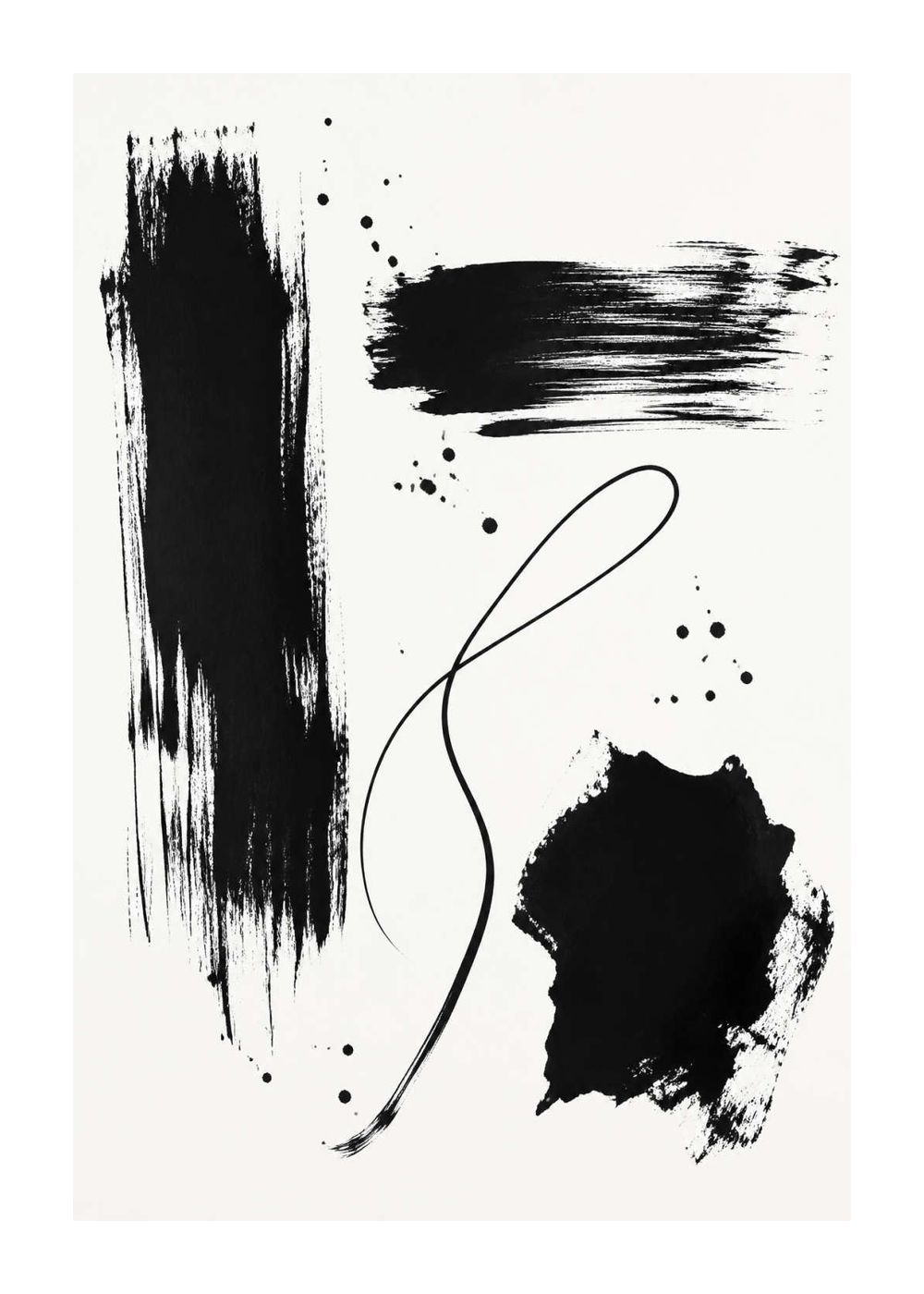 Black Marks Poster