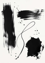 Black Marks Poster