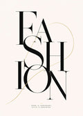 Fashion text Poster