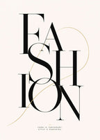 Fashion text Poster