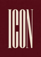 Icon text Poster