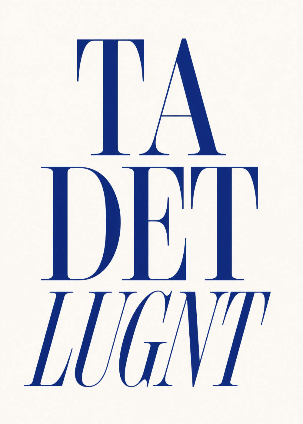 Ta det lugnt text Poster