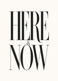 Here & now text Canvas