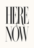 Here & now text Canvas