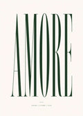 Amore text Canvas