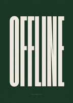 Offline text Poster