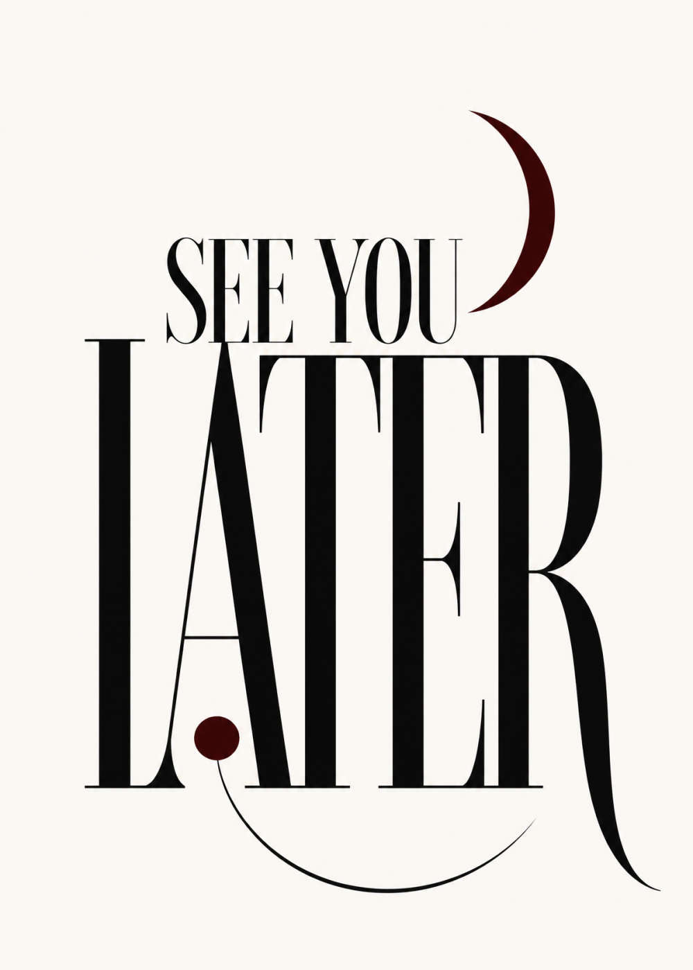 After hours text Poster