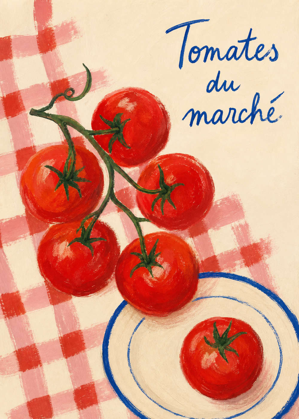 Tomates du Marche Canvas