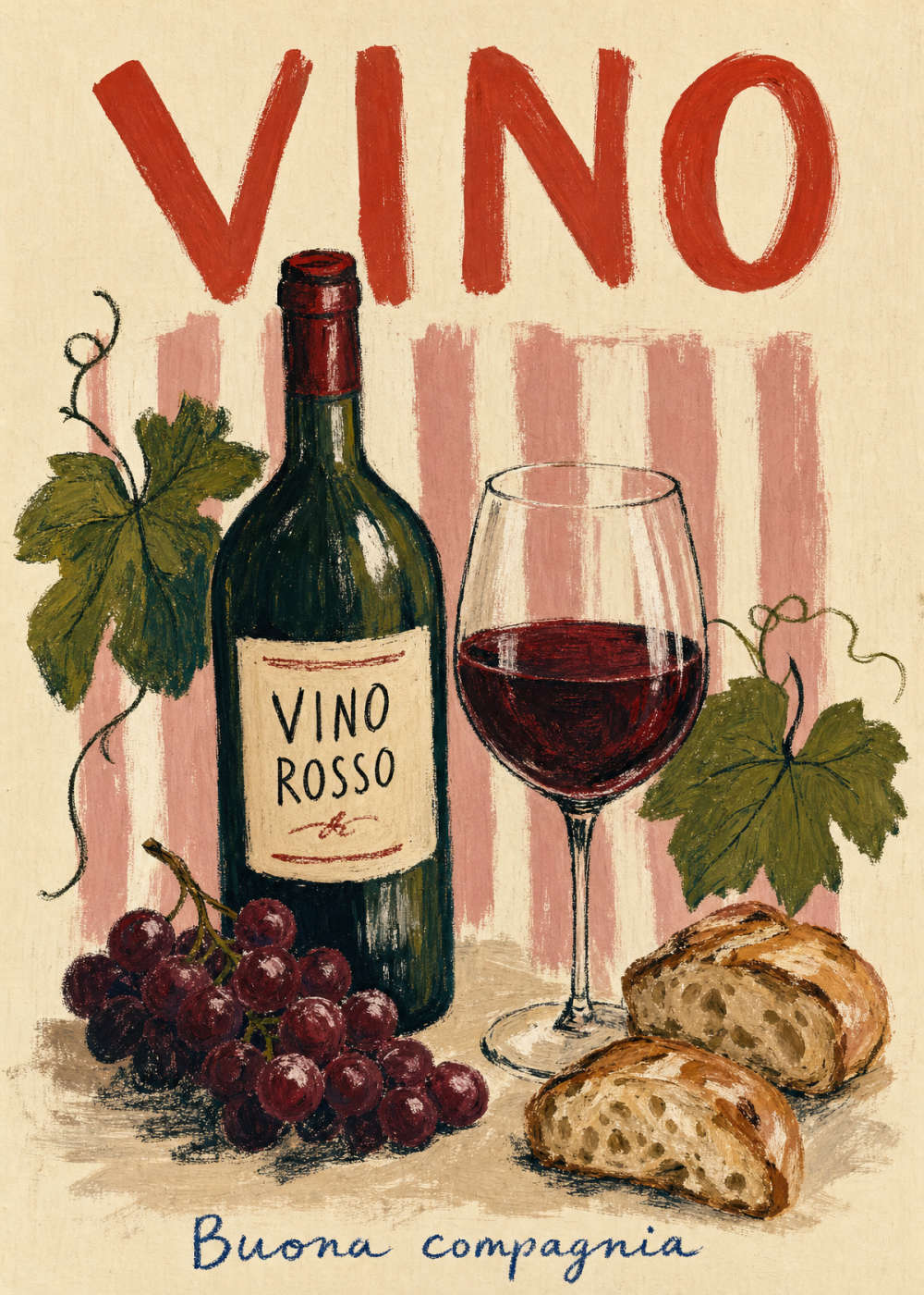 Vino I Canvas