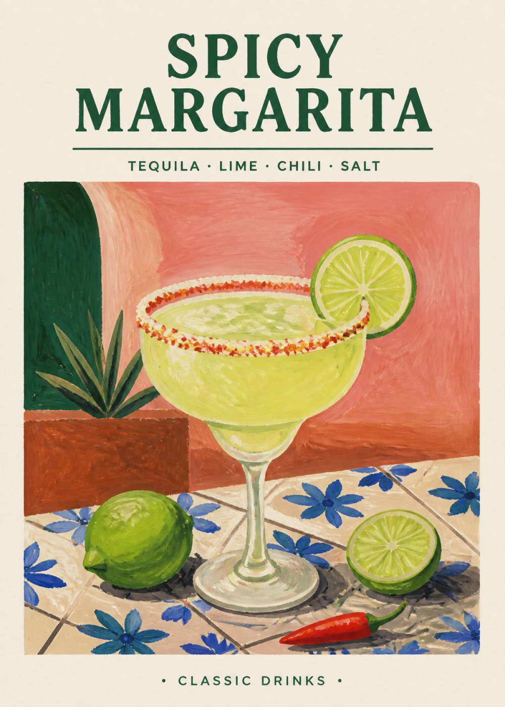SPICY MARGARITA Canvas