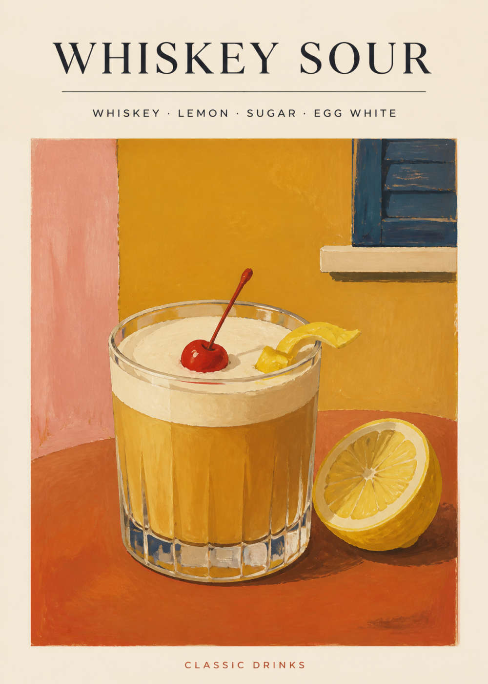 WHISKEY SOUR Canvas