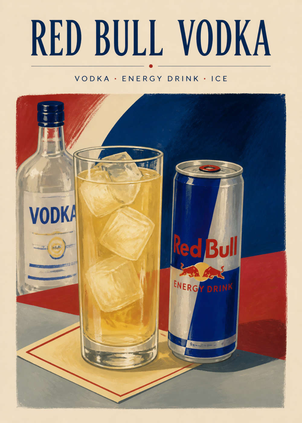 RED BULL VODKA Poster