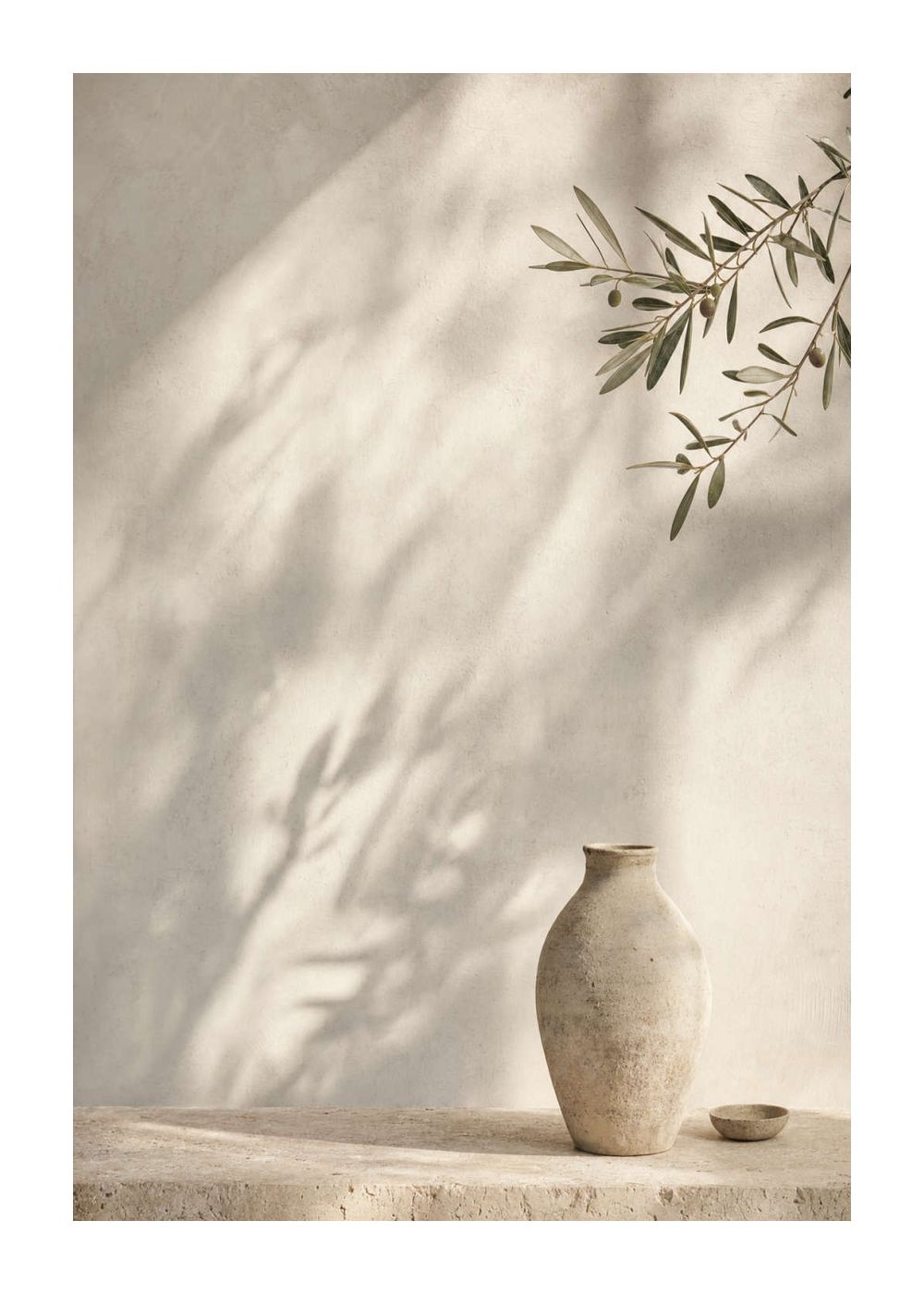 Olive Shadow I Poster