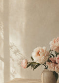 Soft Peonies Poster