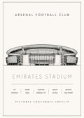 Emirates Stadium Poster