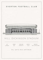 Hill Dickinson Stadium Poster