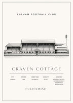 Craven Cottage Poster