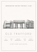 Old Trafford Poster