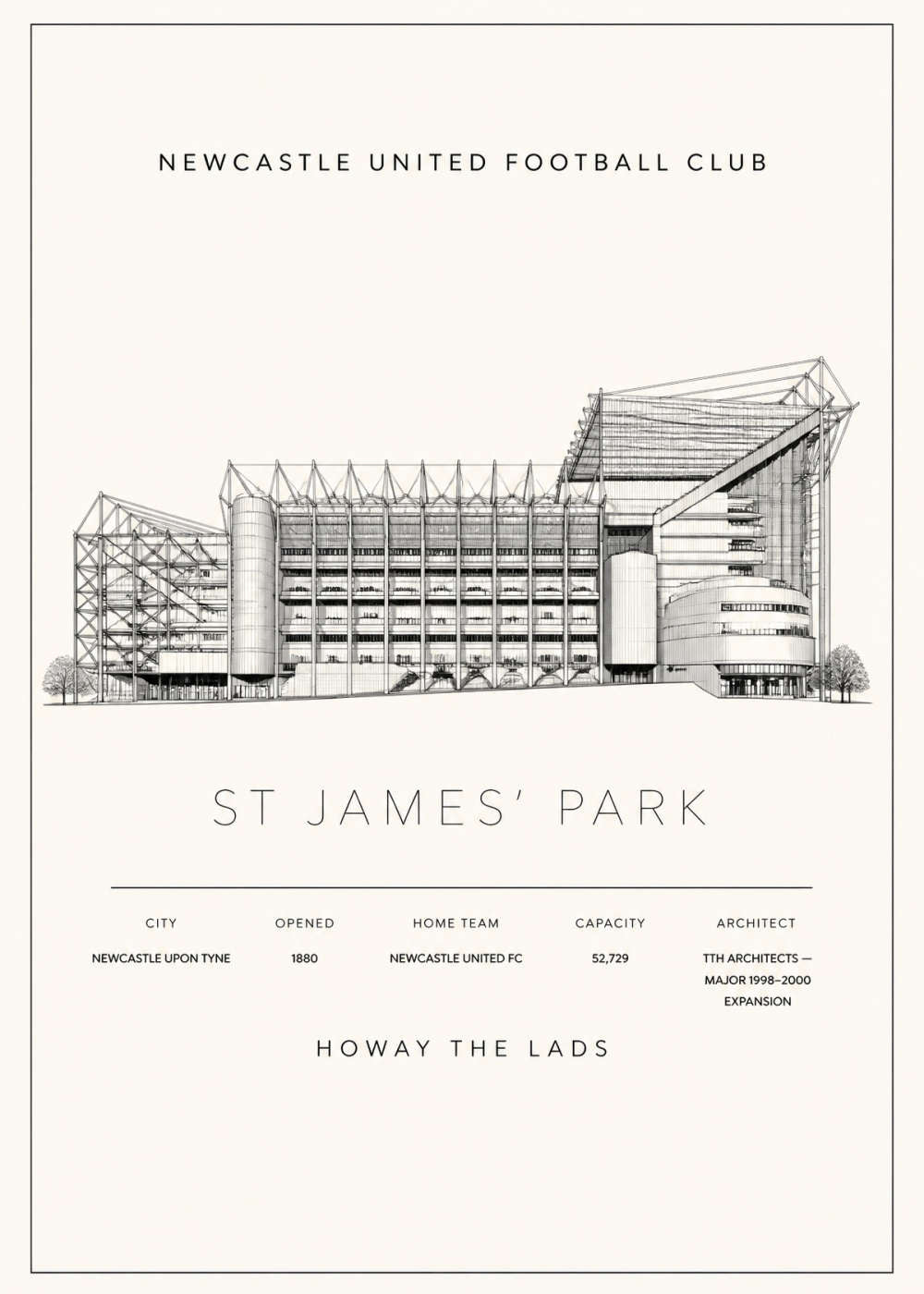St James' Park Poster