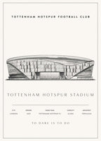 Tottenham Hotspur Stadium Poster