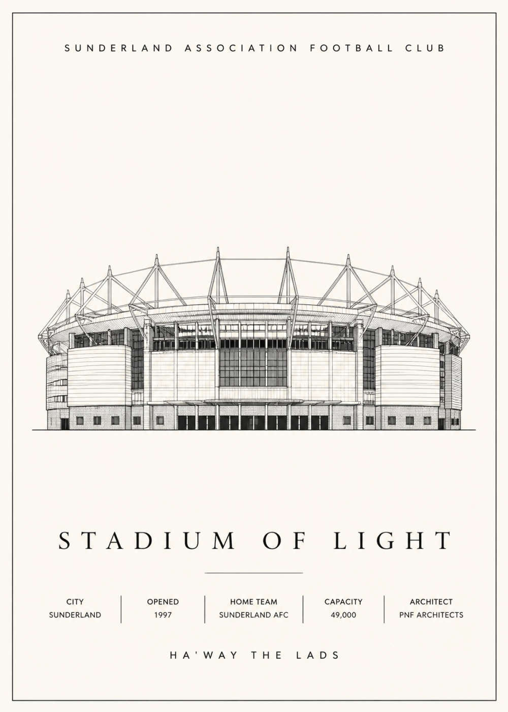 Stadium of Light Poster
