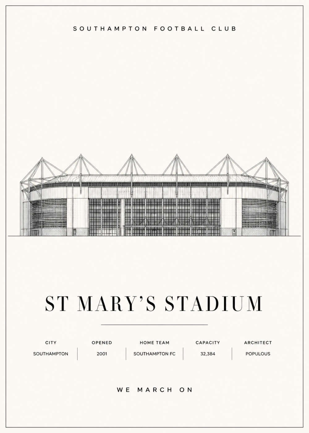 St Mary's Stadium Poster
