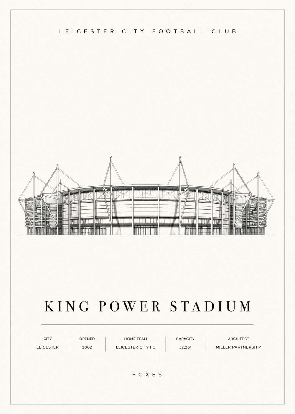 King Power Stadium Poster