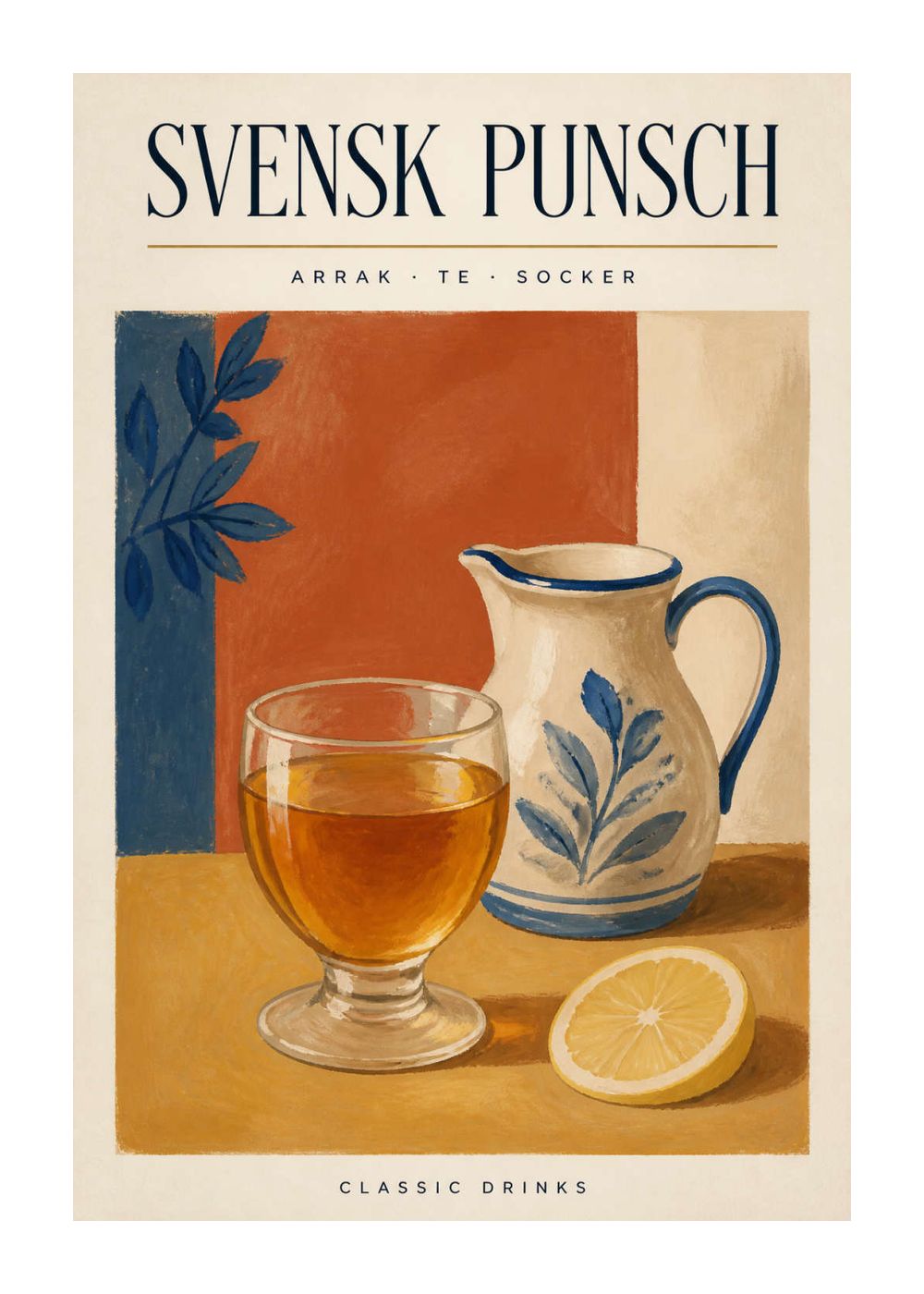 Svensk punsch Poster