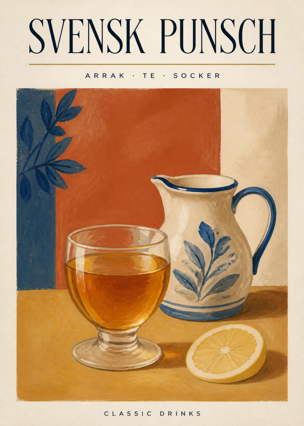 Svensk punsch Canvas