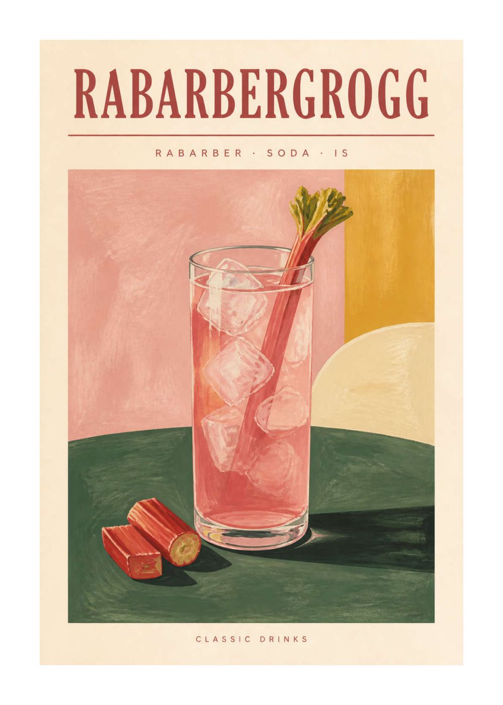 Rabarbergrogg Poster