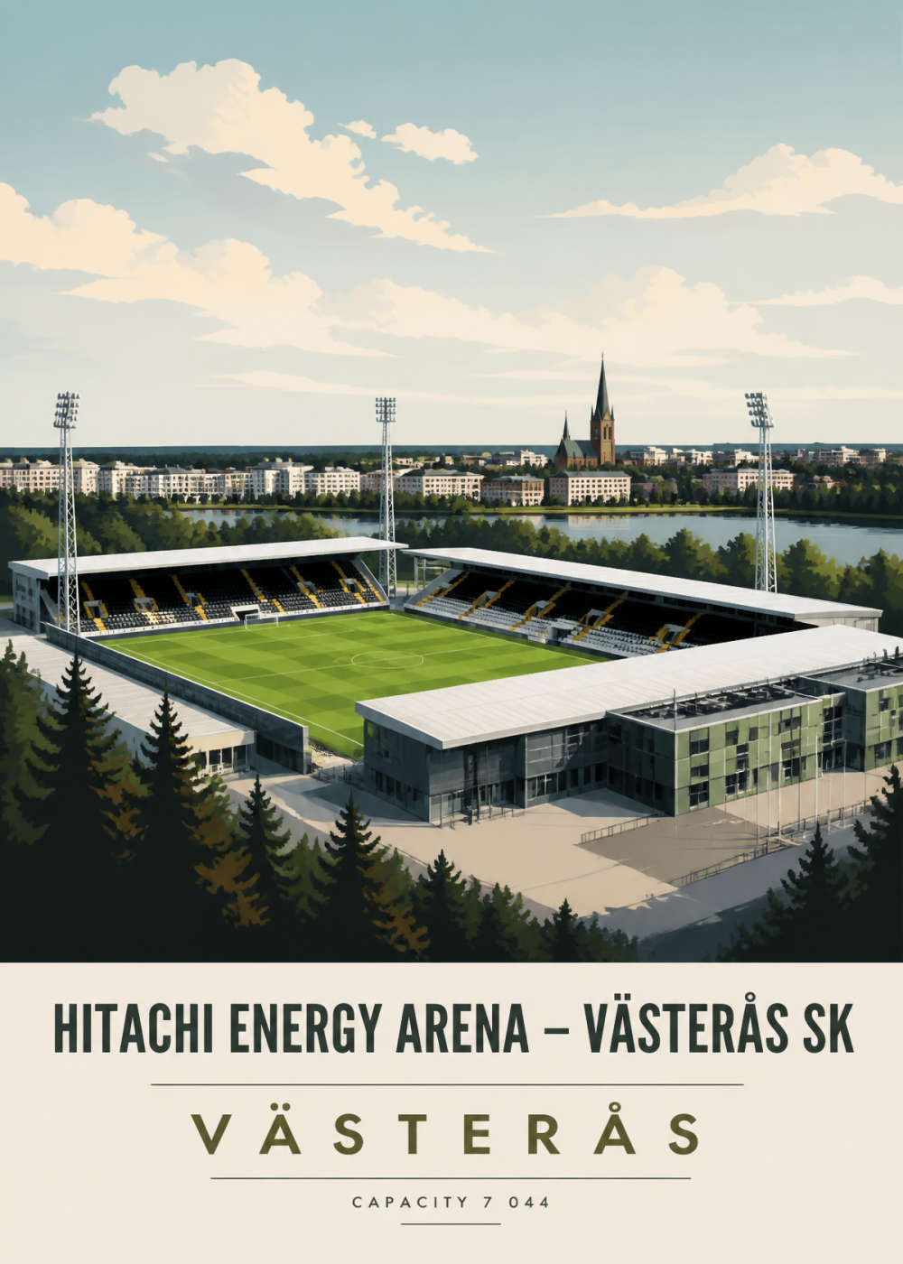 Västerås SK - Hitachi Energy Arena Poster