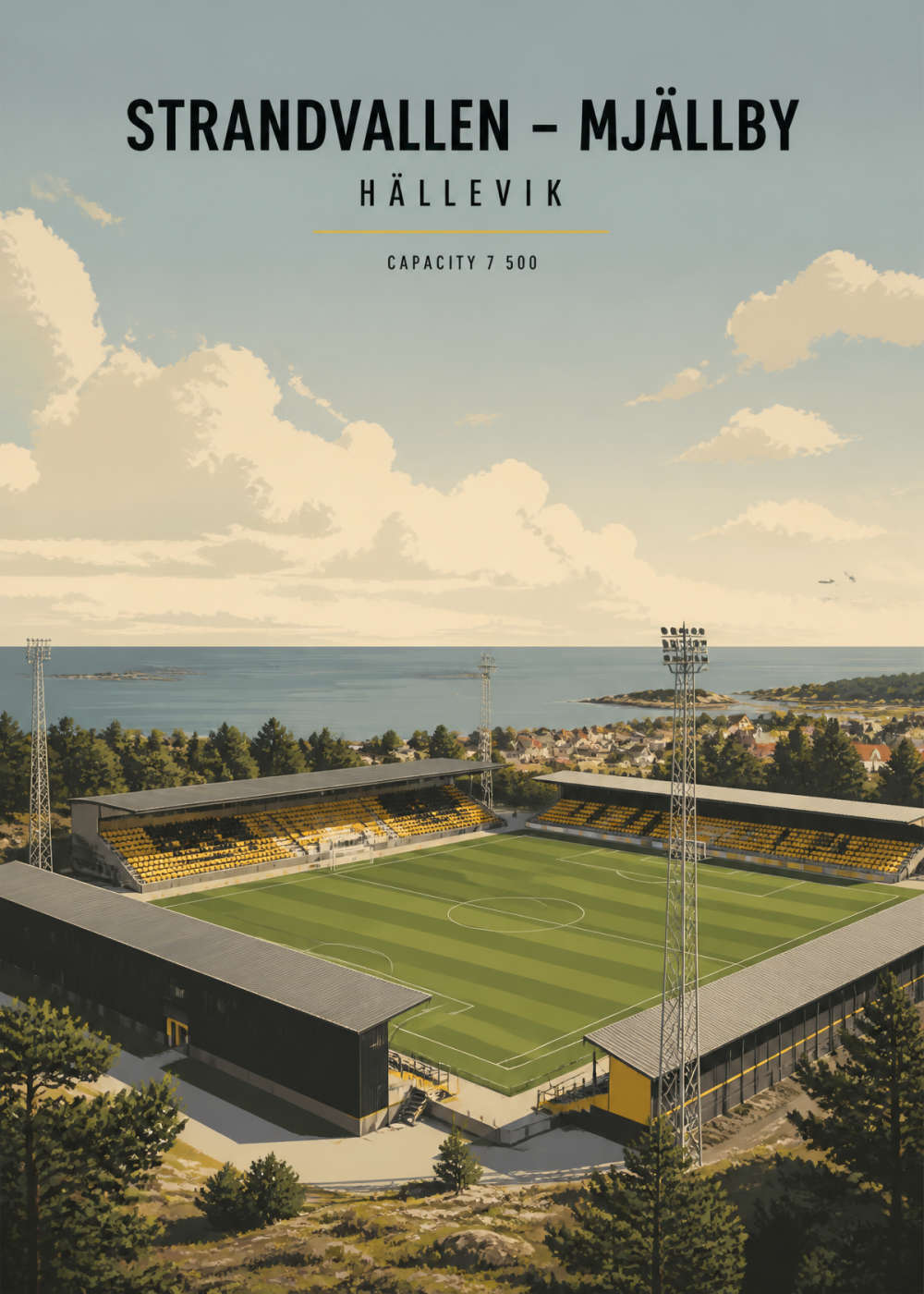 Mjällby - Strandvallen Poster