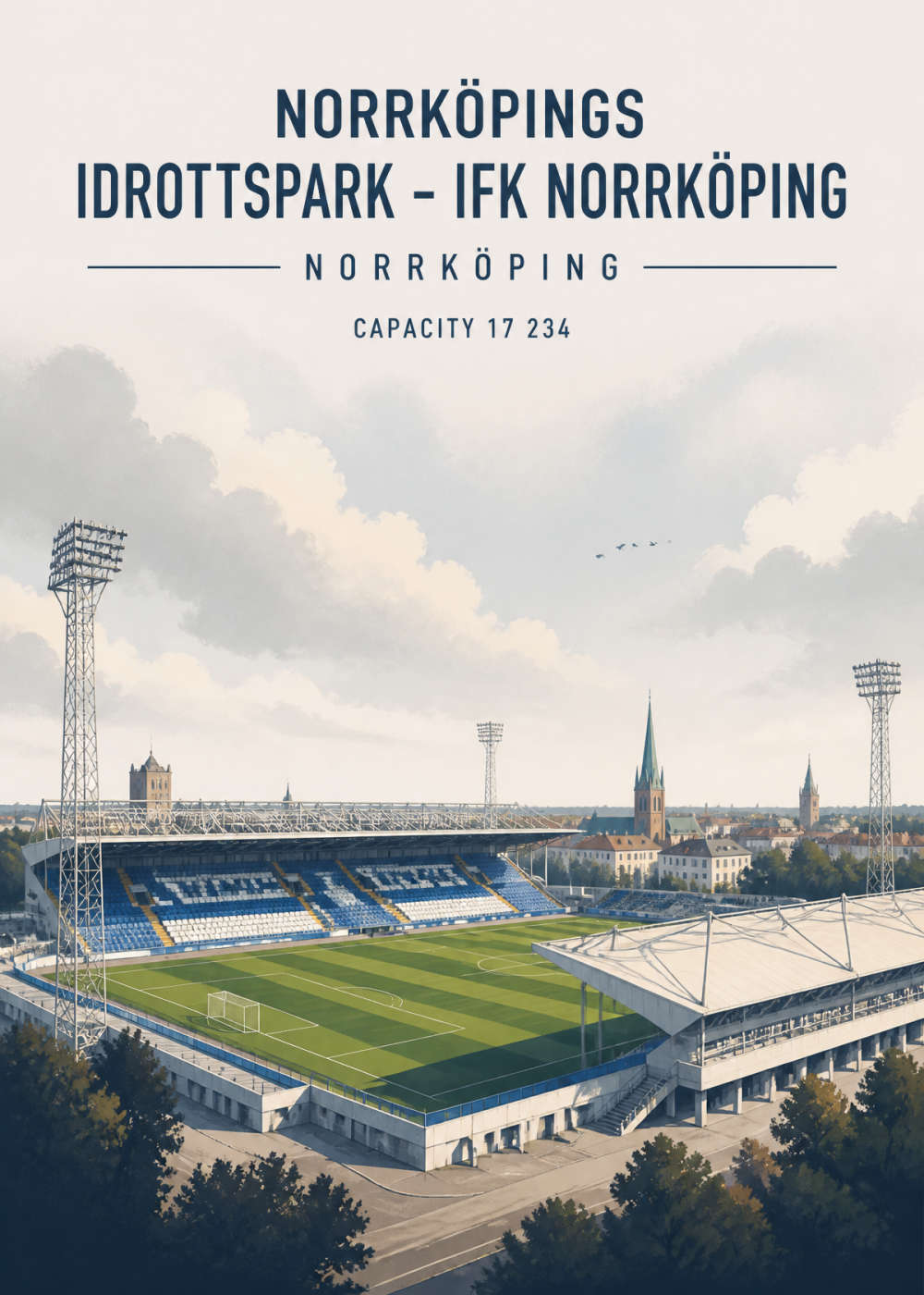 IFK Norrköping - Norrköpings Idrottspark Poster