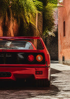 Ferrari F40 – Italian Street Color Canvas