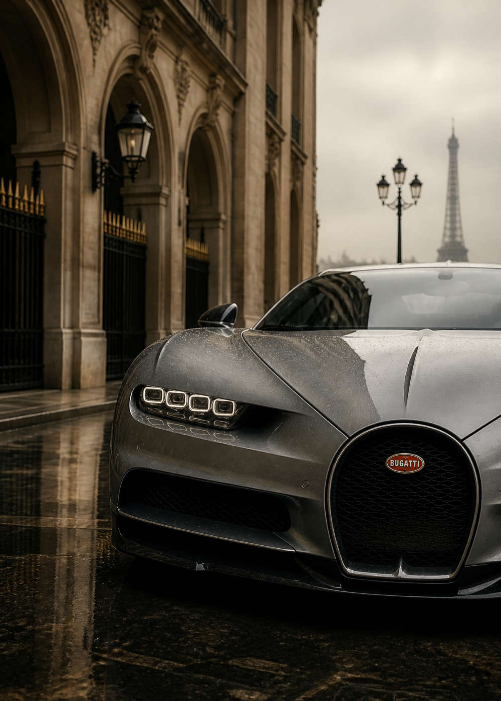 Bugatti Chiron – Paris Color Poster