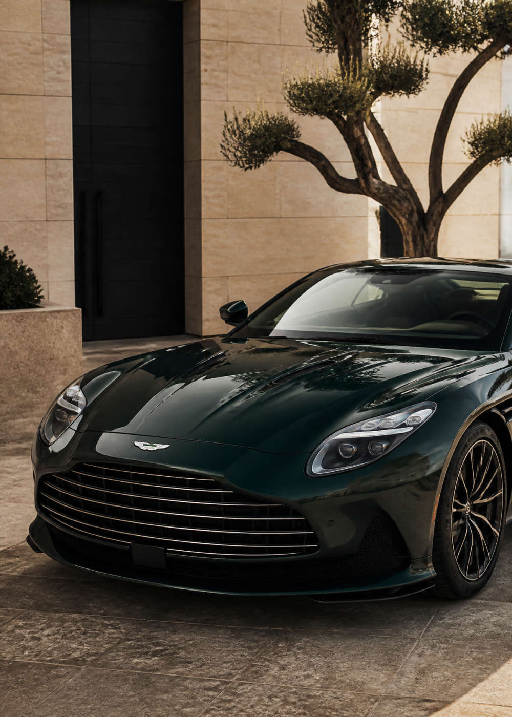 Aston Martin DB11 – Modern Courtyard Color Canvas