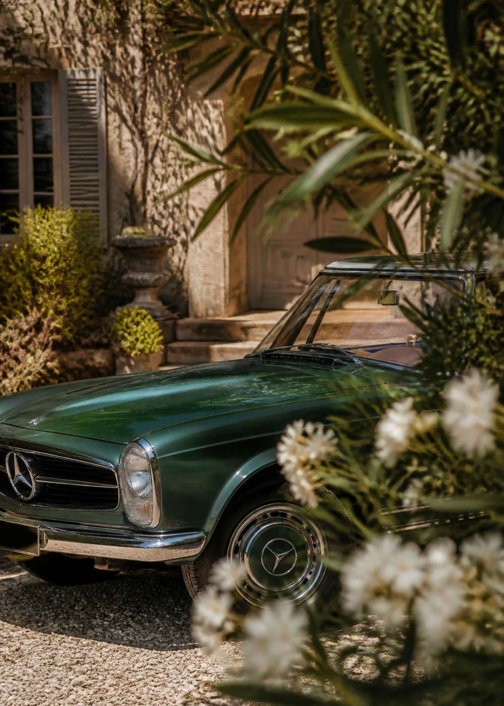 Mercedes-Benz 280 SL Pagoda – Garden Color Poster