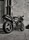 Ducati 916 – Italian Architecture Blackwhite Poster
