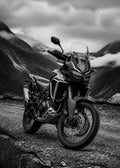 Honda Africa Twin – Gravel Road Blackwhite Poster