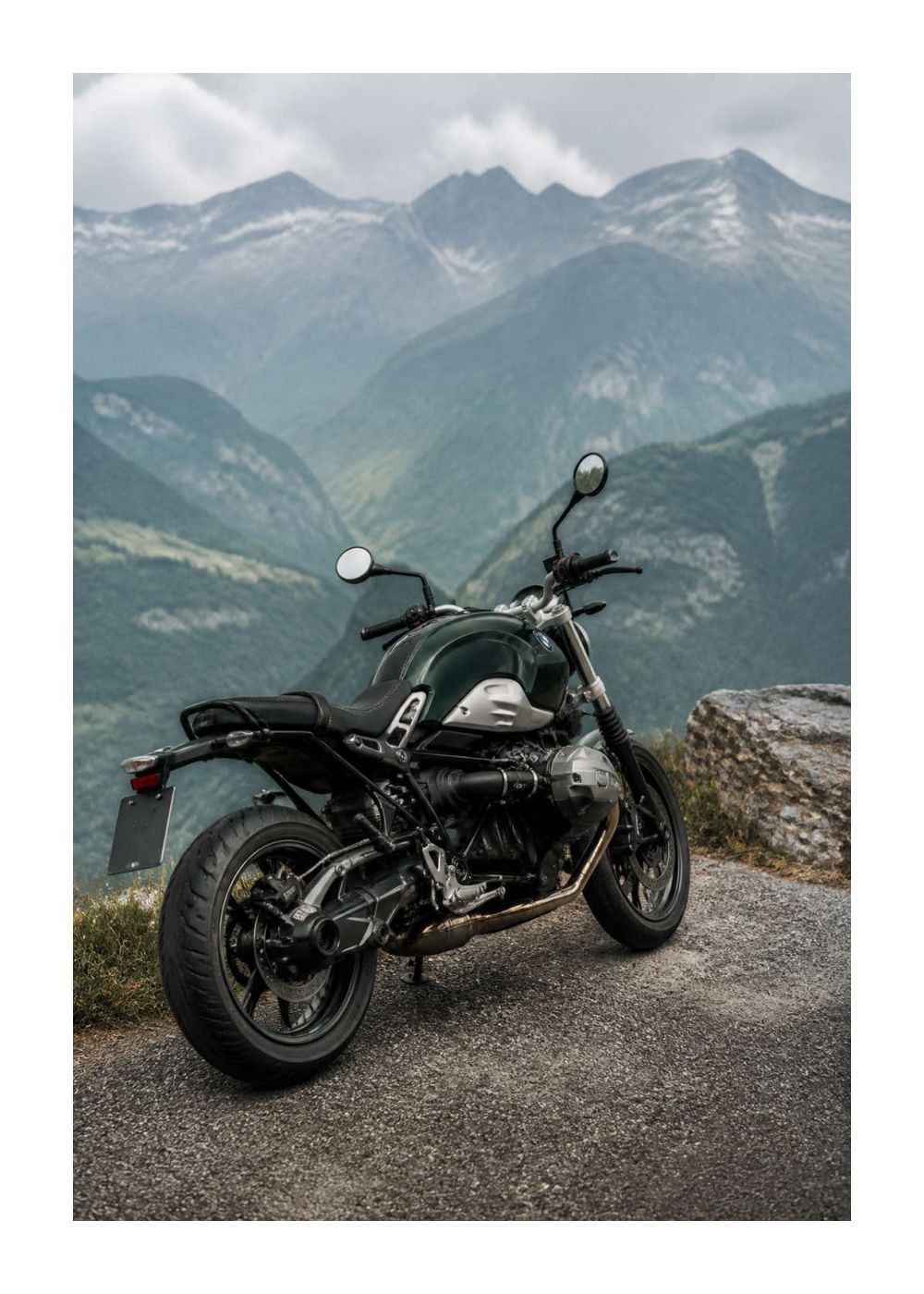 BMW R nineT – Mountain Air Color Poster