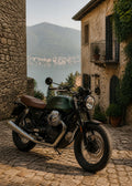 Moto Guzzi V7 – Lakeside Village Color Poster